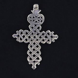 Large coptic cross-pendant with original design 02.06.456