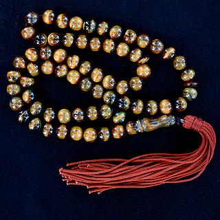 Islamic prayer rosary with tiger eye beads 05.16.1466