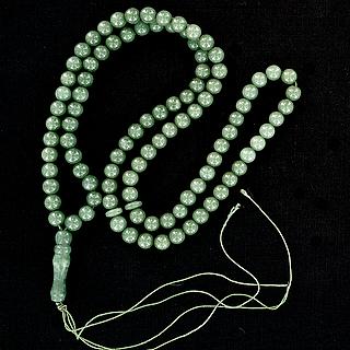 Islamic rosary with green beads 05.16.1467