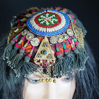 Clourfull hat from Central Asia 04.03.1981