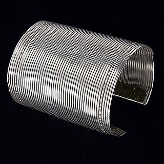 Large, open csilver cuff from Ethiopia 02.02.431