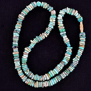 Rough Cut Turquoise Necklace 05.17.1544