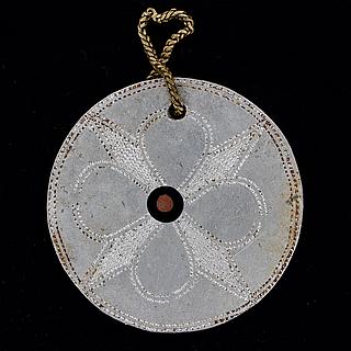 Aluminum disk pendant Southern Ethiopia 02.04.1426