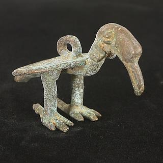 Senufo bronze pendant representing a Calao 13.01.871