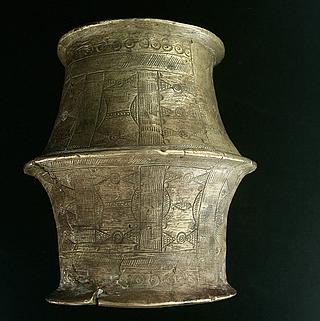 Heavy Wodaabe brass anklet 01.01.768