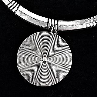 Miao necklace from Guizhou Province, SW China. 04.05.1879