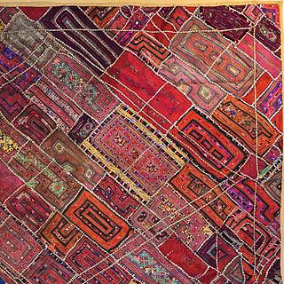 Large and colourful patchwork from Swat - Pakistan 11.03.1791