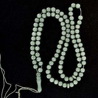 Green islamic prayer beads Rosary 05.16.1459