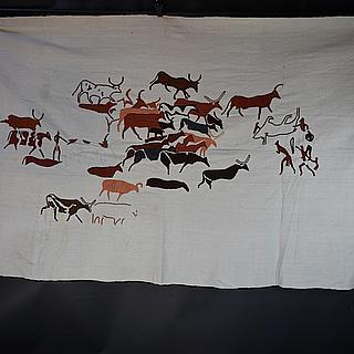 Embroidered tablecloth from Chad 10.05.2097
