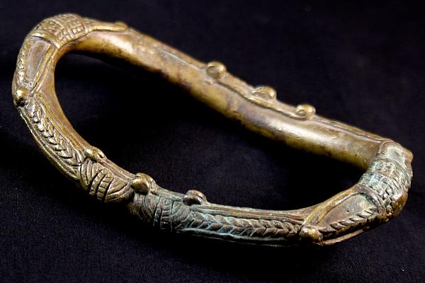 Heavy Brass Anklet Senufo used as money (01.01.596) - Ethnic Design ...