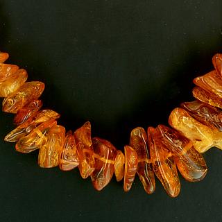 Nice necklace of small baltic amber beads 05.05.358