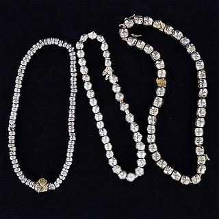 Three strings of Ethiopian "heishi" beads 02.03.533