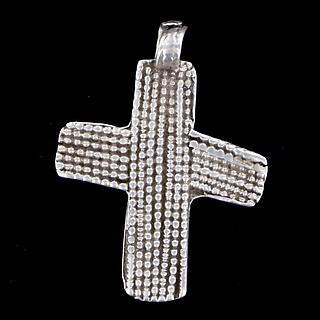 Rare Ethiopian silver cross pendant 02.06.478