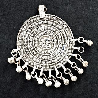 Yemeni silver "Anbarsha" medallion 03.05.1310