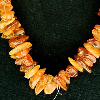 Neclace with real baltic amber 05.05.357