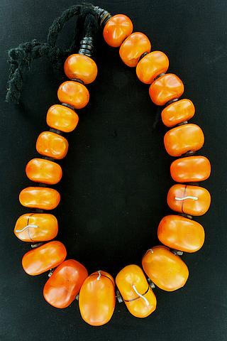 TBW-204-DK 50 African Copal Amber Beads.15mm  Resin Faux Amber Beads