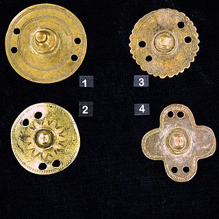 Four brass disks from Ethiopia 13.02.1393