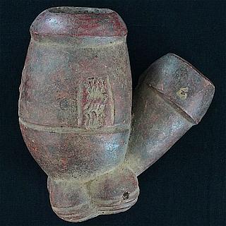 Clay pipe head Cameroon 21.01.1624