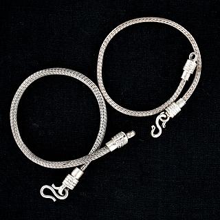 Set of two snake chain bracelet 04.04.1952
