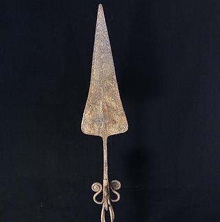 Spear shaped Chamba iron currency 07.03.096