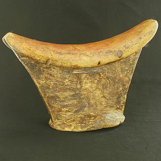 Rare shaped headrest from Ethiopia/Kenia border 06.03.194