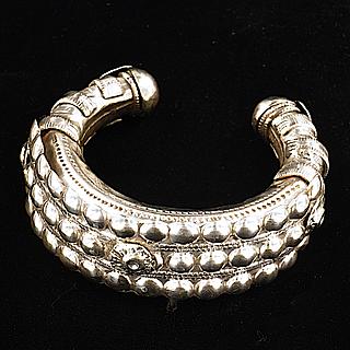 Sindhi horse shoe-shaped silver bracelet 04.04.1826