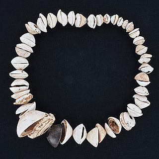 Shell necklace from the Pacific 04.06.1974