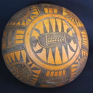 Small Fulani calabash from Northern Nigeria 09.01.591