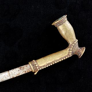 Old African brass pipe 21.01.1595