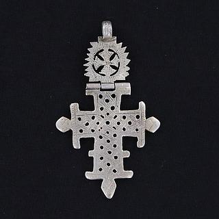 Ethiopian silver cross pendants 02.06.465