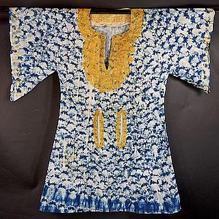 Indigo embroidered girl's dress 10.05.2092
