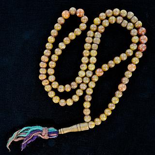 Islamic prayer rosary  with 100 plastic beads.  05.16.1470