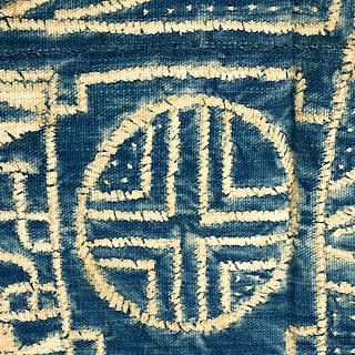Old Bamoun Indigo fabric 10.02.2062