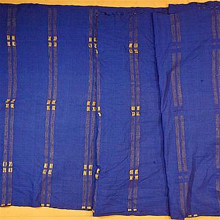 19 meter of blue Sri Lankan weaving 11.06.1781