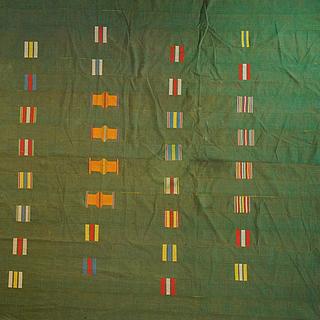 Large green Kente cloth 10.07.1768