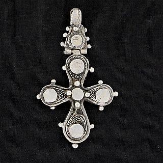 Ethiopian coptic cross pendant 02.06.455