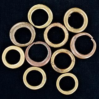 Set of 10 rings, West Africa 13.02.1417