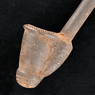 Ancient clay pipe Cameroon 21.01.1646