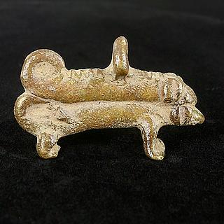 Small double chameleon pendant from Burkina Faso 13.01.867
