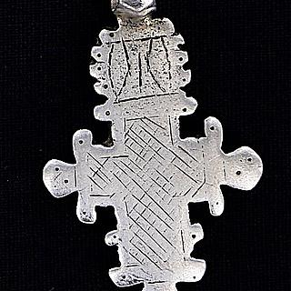 Ethiopian cross pendant 02.06.472