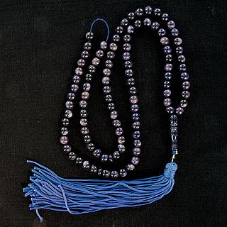 Deep purple islamic prayer rosary 05.16.1463