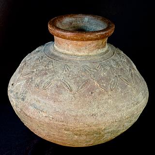 Clay water jug from Swat valley Pakistan 14.03.1179