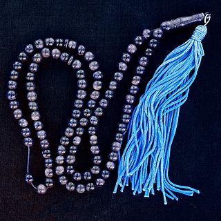 Deep purple islamic prayer rosary 05.16.1469