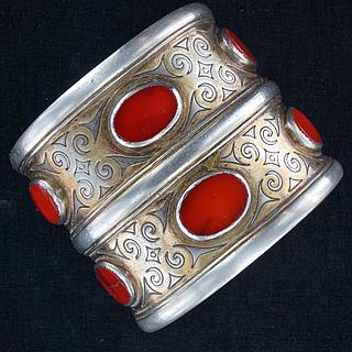 Turkmen fire-gilded bracelet "Bilezik" 04.01.1439